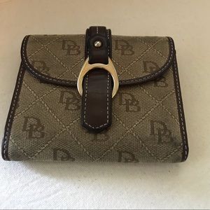 DOONEY & BOURKE  DB Canvas Leather Trim WALLET